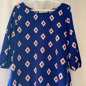 Blue Diamond Blouse